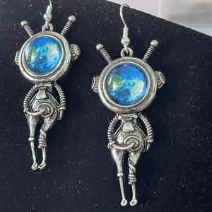 Alien Earrings